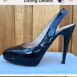 Authentic Valentino Black Patent Leather Pumps